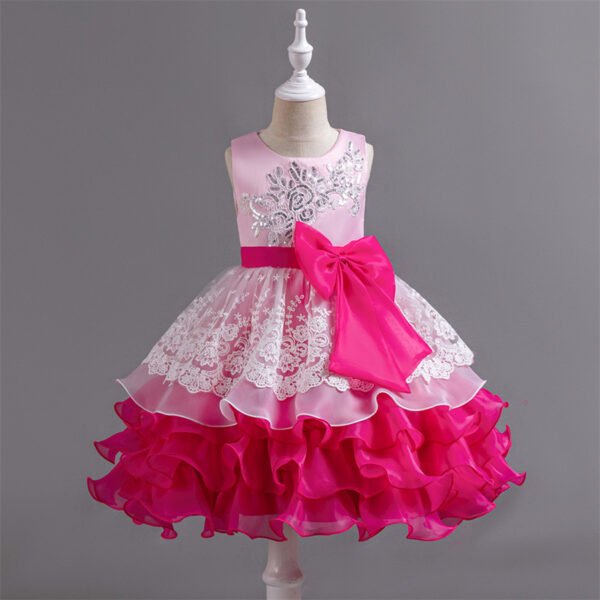 Tutu Vestido de Niña con Detalle Moño TQE001