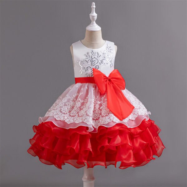 Tutu Vestido de Niña con Detalle Moño TQE001