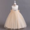 Vestido Gasa Falda Larga de Niña TQE003