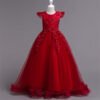 Elegante Vestido Princesa Falda haste Suelo TQE008
