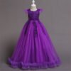 Elegante Vestido Princesa Falda haste Suelo TQE008