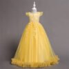 Elegante Vestido Princesa Falda haste Suelo TQE008