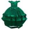 Elegante Falda Hasta Suelo Vestido Niña con Mangas Voladoras TQE009