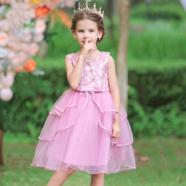 Vestido Falda Niña Sin Mangas TQE011