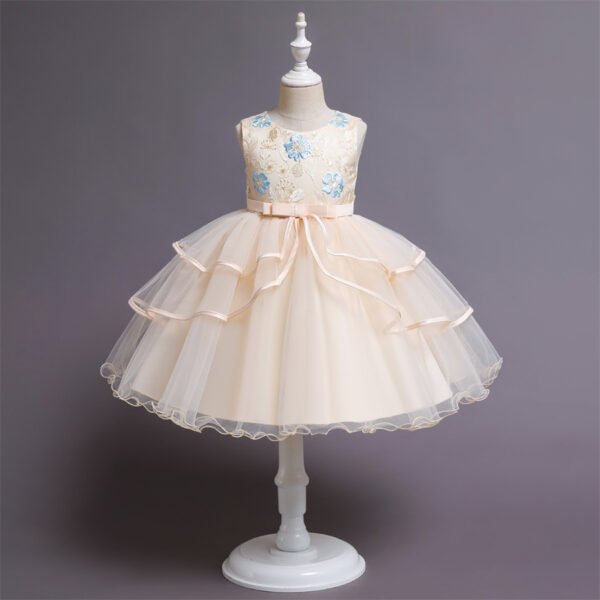 Vestido Falda Niña Sin Mangas TQE011