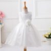 Nueva Tela Vestido Niña para Bautizo TQE014