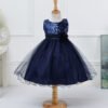 Nueva Tela Vestido Niña para Bautizo TQE014