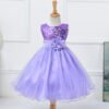 Nueva Tela Vestido Niña para Bautizo TQE014