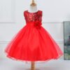 Nueva Tela Vestido Niña para Bautizo TQE014