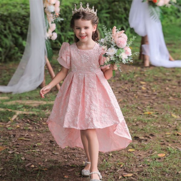 Flor Vestido Falda de Algodon de Niña TQE015
