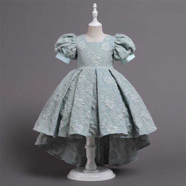Flor Vestido Falda de Algodon de Niña TQE015