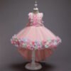 Flor de COlores Falda Hasta Suelo Vestido Niña TQE016