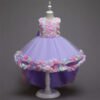 Flor de COlores Falda Hasta Suelo Vestido Niña TQE016