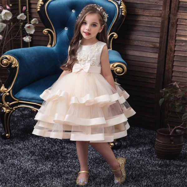 Clasico Vestido Falda de Niña TQE018