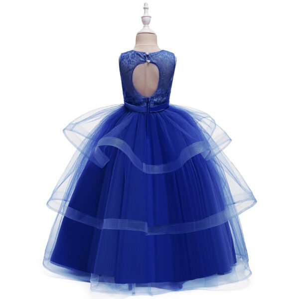 Elegante Vestido Falda Larga de Niña TQE019