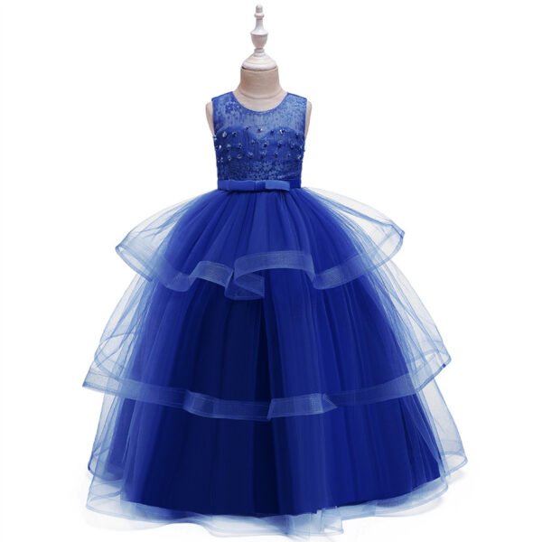 Elegante Vestido Falda Larga de Niña TQE019