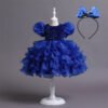 Tutu Vestido Niña Con Mangas Abullonadas TQE022