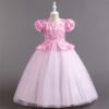 Estilo Traje Vestido Niña Falda Larga TQE023