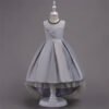 Vestido Falda de Raso Hasta Suelo de Niña TQE025