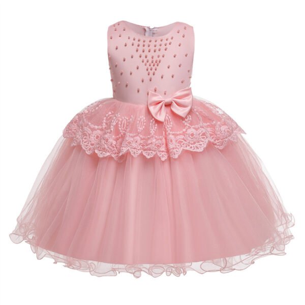 Perla Vestido Falda de Niña para Bautizo TQE029