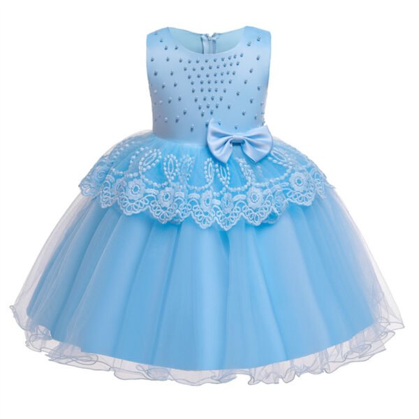 Perla Vestido Falda de Niña para Bautizo TQE029