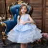 Clasico Estilo Flor Vestido Falda de Niña TQE030