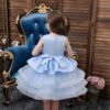 Clasico Estilo Flor Vestido Falda de Niña TQE030