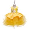 Clasico Estilo Flor Vestido Falda de Niña TQE030
