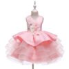 Clasico Estilo Flor Vestido Falda de Niña TQE030