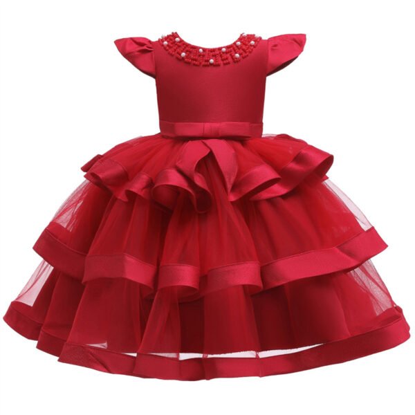 Vestido Falda de Niña con Mangas Voladoras TQE031
