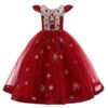 Vestido Niña Falda Larga Bordado de Encaje TQE032