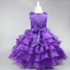 Rose Tutu Vestido Niña para Bautizo TQE033