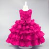 Rose Tutu Vestido Niña para Bautizo TQE033
