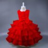 Rose Tutu Vestido Niña para Bautizo TQE033