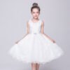 Encaje Vestido Flada Larga de Niña TQE034
