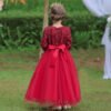 Falda Larga Lentejuelas Vestido Niña TQE036