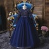 Falda Larga Lentejuelas Vestido Niña TQE036