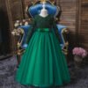 Falda Larga Lentejuelas Vestido Niña TQE036