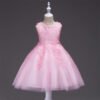 Encaje de Flor Vestido Falda de Niña para BautizoTQE037