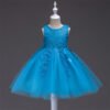 Encaje de Flor Vestido Falda de Niña para BautizoTQE037