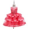 Vestido Falda de Niña Encima con Bordados Especiales TQE047