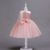 Vestido Niña Con Hombros Inclinados TQE048