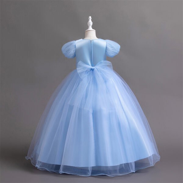 Brillante Falda Larga Vestido NiñaTQE050