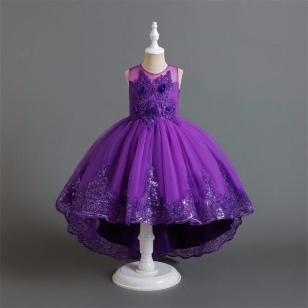 Vestido Niña Hasta Suelo Sin Mangas TQE055