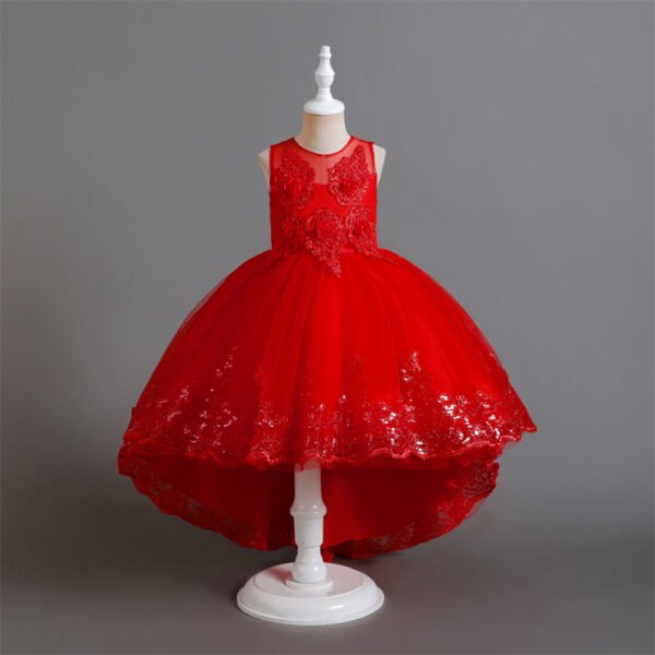 Vestido Niña Hasta Suelo Sin Mangas TQE055