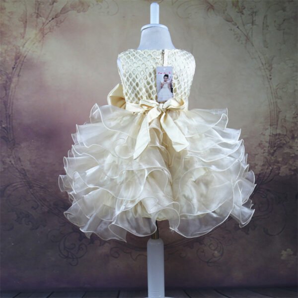 Especial Tutu Vestido Decorados Moño para Bautizo TQE058