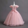 Especial Vestido Niña Falda Hasta Suelo Mangas Voladoras TQE065