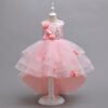Vestido Niña Falda de Gasa Con Especial Flores TQE066