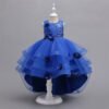 Vestido Niña Falda de Gasa Con Especial Flores TQE066