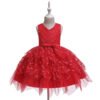 Falta Pegados Perlas Manuales Vestido Niña para Bautizo TQE067